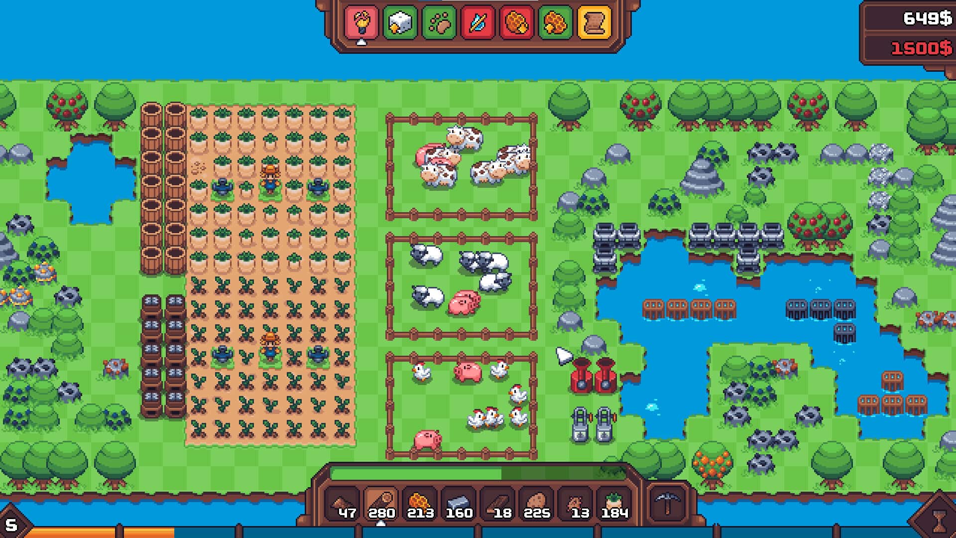 STEAM学习 另一个肉鸽农场 Another Farm Roguelike Rebirth 中文版 160M全息投影